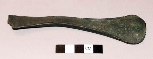 Bronze chisel with a long handle