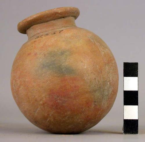 Pottery jar, small, plain