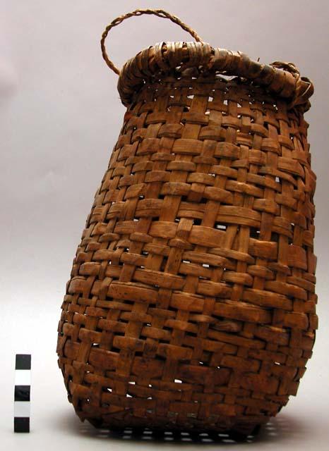 Large weave wicker basket - jar shape ("mhinda")