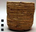 Lidless basket - fine coiled weave, diameter of rim 4.5" ("kibo")