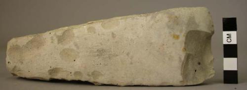 Polished limestone wedge