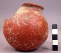 Small pottery jar - red/buff sample