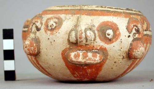 Painted earthen vase