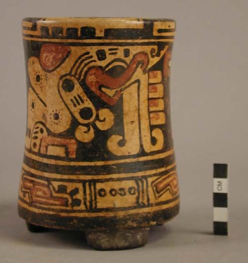 Galo Polychrome drinking vessel.