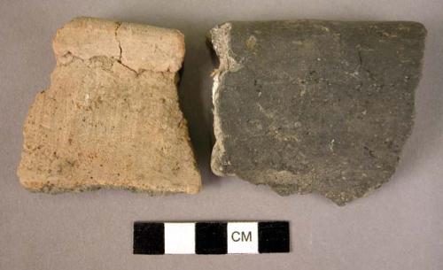 Fragments of pottery storage jars