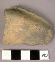 Fragment of profilated pottery bowl