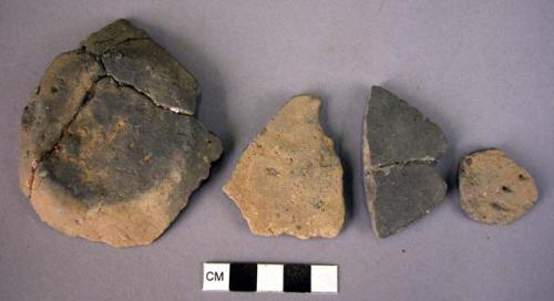 Scattered potsherds