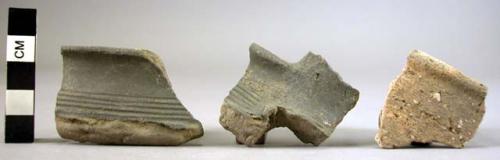 72 sherds of sercoal (circle?) vessels