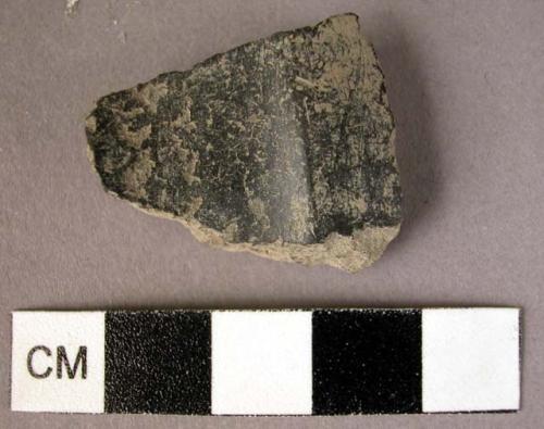 Fragment of profilated pottery bowl?