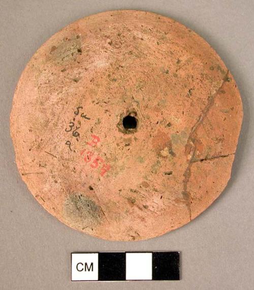 Disc, pottery