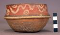 Small bowl with geometric designs