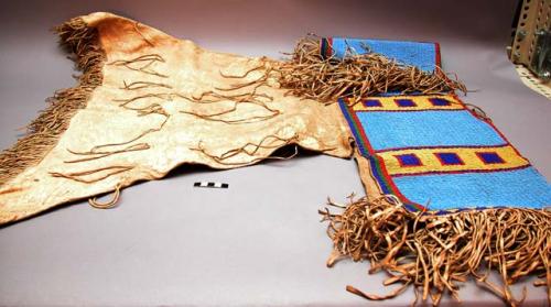 Sioux child's buckskin dress.