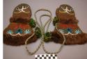 Pair of gauntlets, probably from the Northern Plains or Subarctic. Bead design