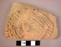 Pot sherd; body; punched motif.