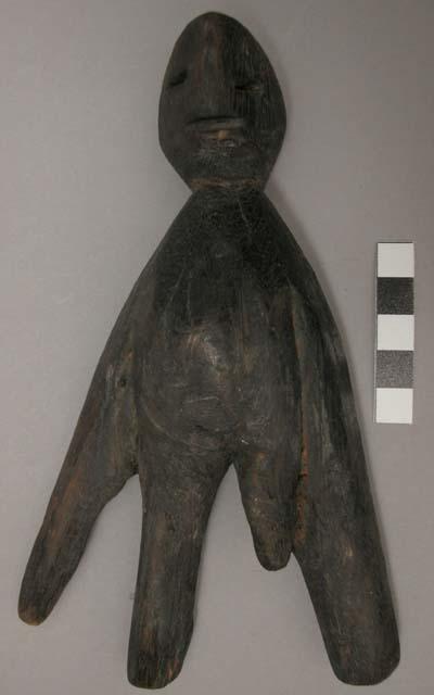 Wooden conjurer's figure used in divination