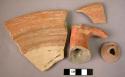 23 Sherds (red polished ware- later type)