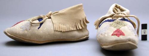 Pair of child's moccasins