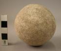 Hollow pottery ball - opposed perforations