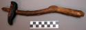 Hammer - wooden handle and iron head. Sulilo