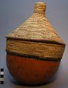 "Gabe": gourd basket used for milk, after sealing treatment, used during milking