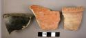 5 potsherds