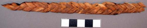 Fragment of braided strap