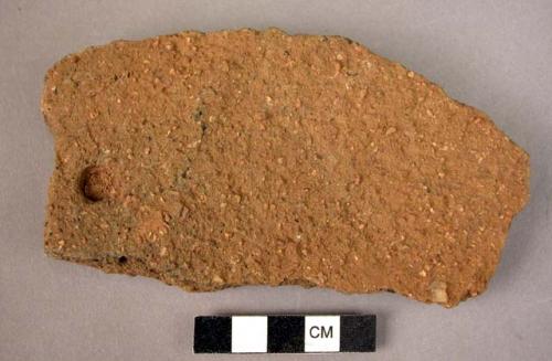 Potsherd - thick, coarse, reddish