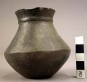 Small pottery jar - gray ware