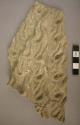 Plaster fragment of buddha plaque representing flames - 8" long
