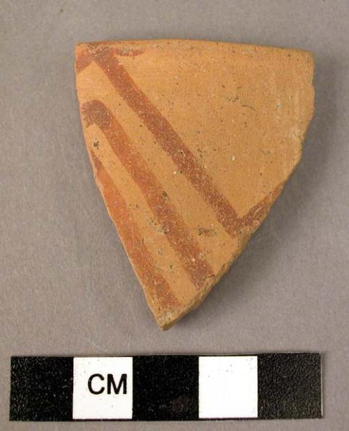 Potsherd - earliest painted fabrics