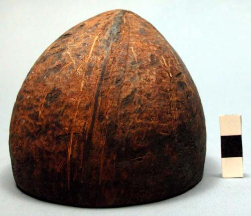 Coconut shell drinking vessel or cup for palm wine