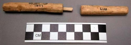 Bamboo razor and case - part of medicine man's equipment