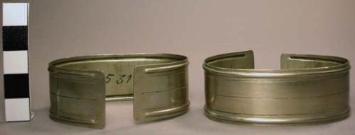 Bracelets, german silver