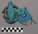 Beaded Lizard Amulet & Match Case