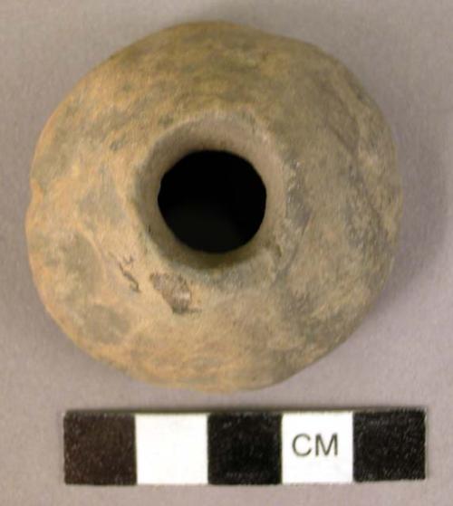 Pottery spindle whorl