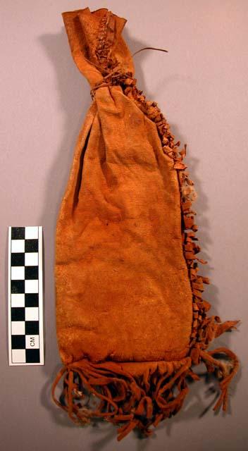 Shaman's caribou skin paint bag