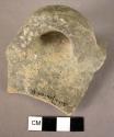 Pottery handle sherd - early Helladic shape in Middle Helladic Minyan Ware