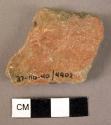 Potsherd - plain burnished coarse ware