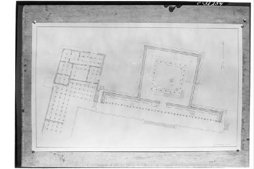 Plan of Mercado and S.E. Colonnade (O'Neill). August 4th.