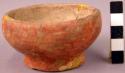 Ceramic, complete pedestal bowl