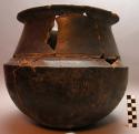 Large pottery vessel. Nkate
