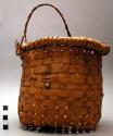 Large weave basket - fibre attachment ("mhinda")