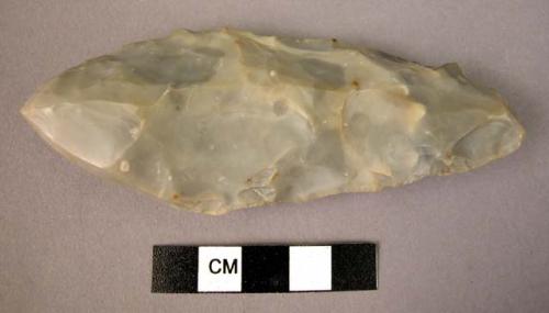 Unfinished tool of flint
