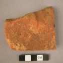 Four pottery sherds of red ware; Early Iron Age