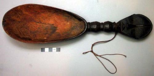 Wooden ceremonial spoon