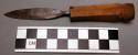 Ceremonial knife - part of medicine man's equipment - copper