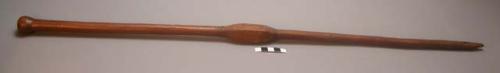 Wooden dance stick. Kakoma