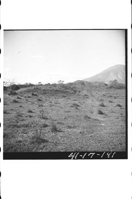 Mound 6 from the southeast before excavation