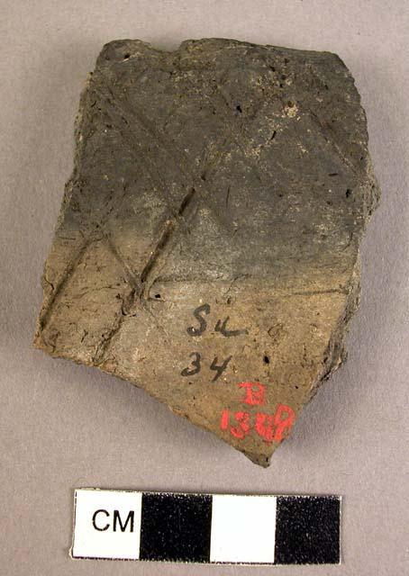 Potsherd, rim