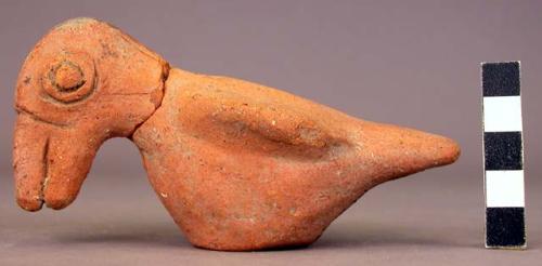 Small pottery vessel shaped like an animal